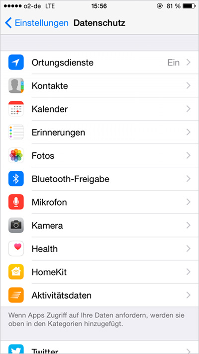 iPhone-Apps-Datenschutz