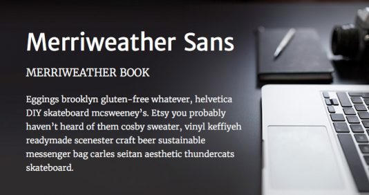 webfonts Typometrie