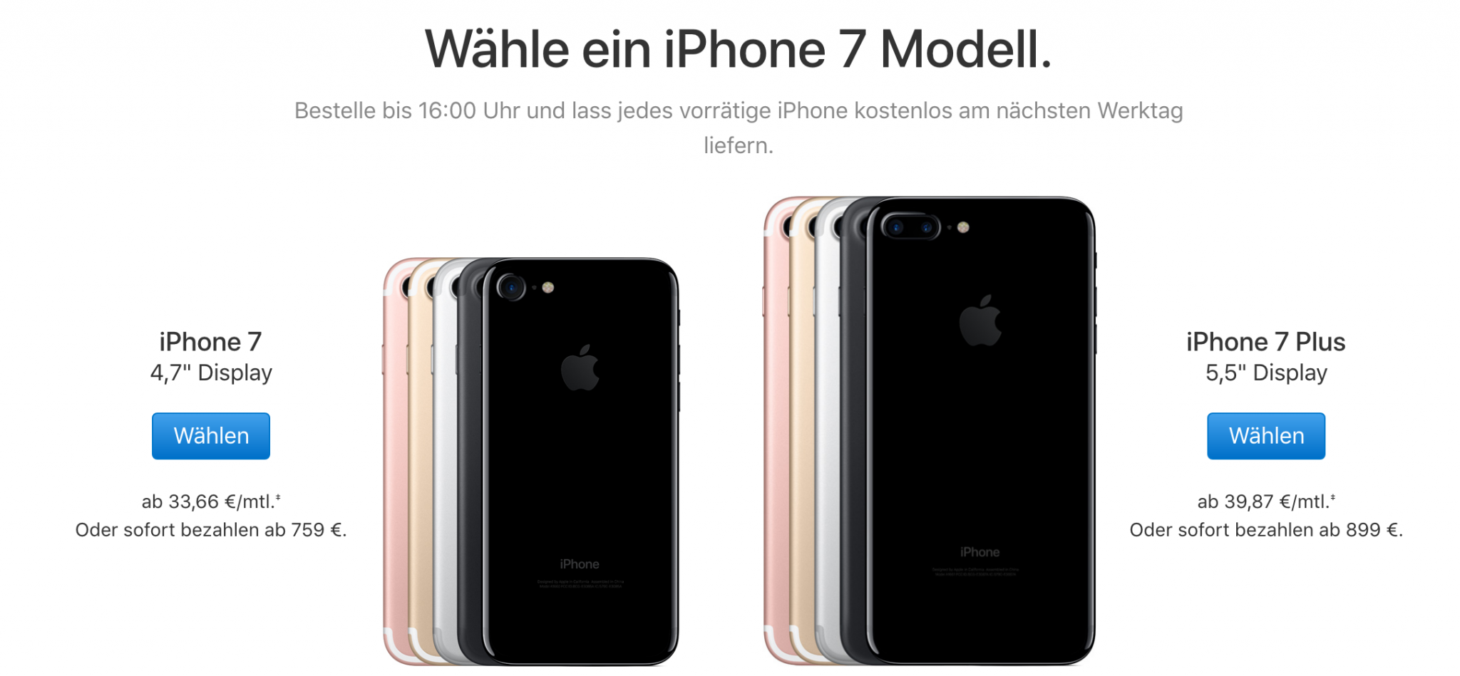 iPhone 7 Preise