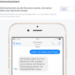 Facebook – Antwortassistent