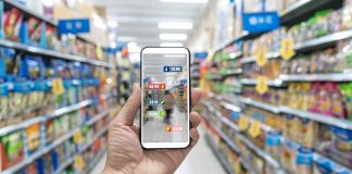 AR-App im Supermarkt