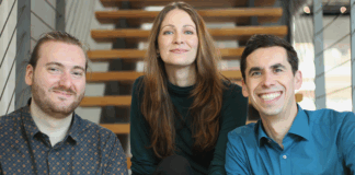 Matthias Hunger, Hugo Lahr und Lena Renner von PaxUp