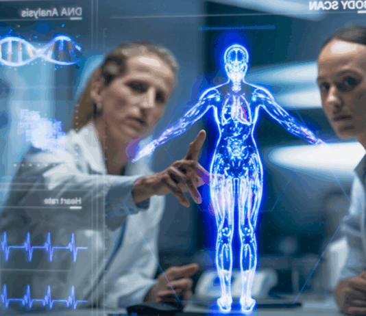 KI in Diagnostik, Therapieplanung und Pflege: Chancen und Risiken Zwei Ärztinnen verwenden KI in der Diagnostik.