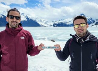 Die beiden Gründer vom Startup datin