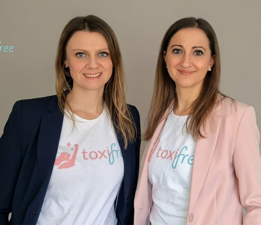 Patricia Masur und Melanie Reis, die Gründerinnen vom Startup toxifree