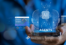 KI-Agentensystem, Zukunft der KI-Automatisierung in Unternehmen, Menschen mit künstlicher Intelligenz Innovation, Datenanalyse und -entwicklung, intelligente Technologie, digitale Transformation und Geschäftsautomatisierung