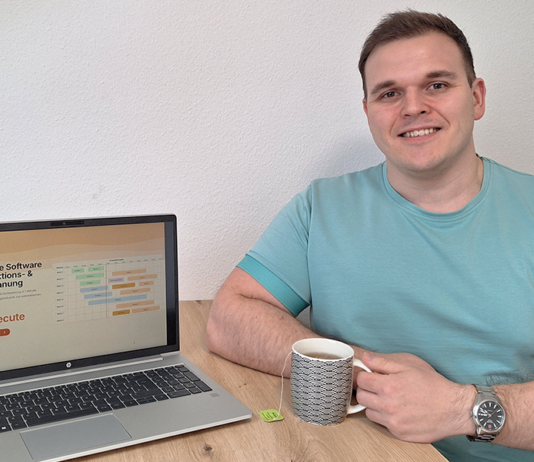 Startup onsector im GründerView onsector-Gründer Vladyslav Pakhalovych