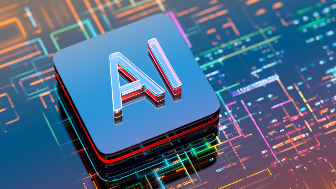 AI - Artificial Intelligence. Digital brains with CPU. machine learning and data concept. Symbolbild EU AI Act